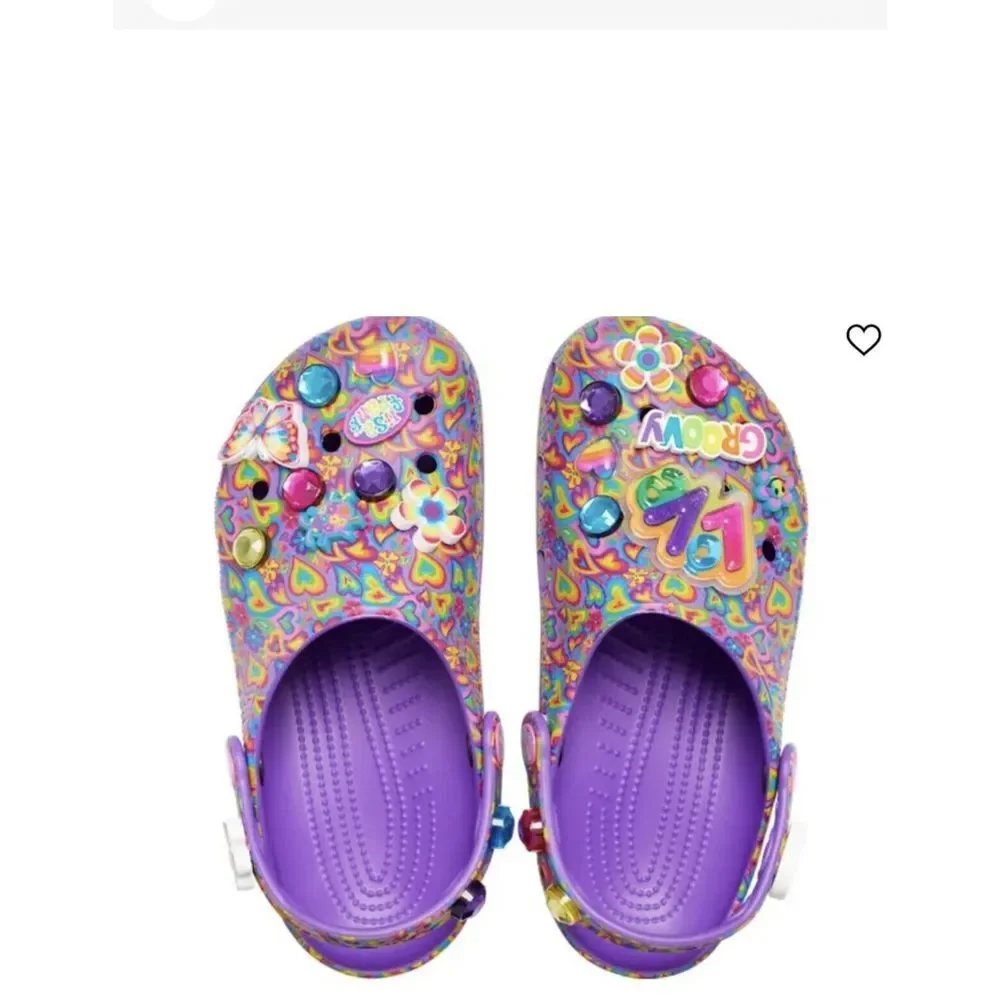 NEW in Box Croc‎ X Lisa Frank Limited Edition Women's 10